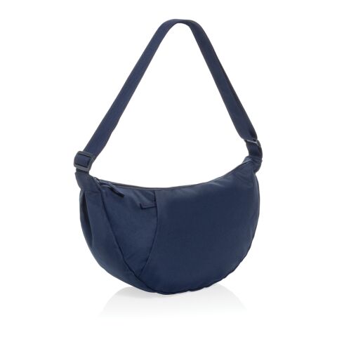 Crescent XL AWARE™ RPET Half-Moon Sling Tasche navy blau | ohne Werbeanbringung | Nicht verfügbar | Nicht verfügbar | Nicht verfügbar
