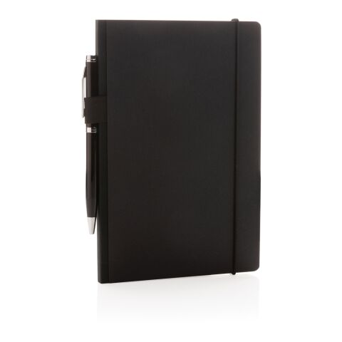 A5 FSC® Deluxe Hardcover Notizbuch schwarz