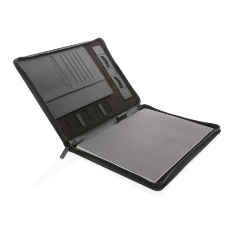 Swiss Peak Heritage RCS rPU A4 Portfolio mit Reißverschluss schwarz | ohne Werbeanbringung | Nicht verfügbar | Nicht verfügbar