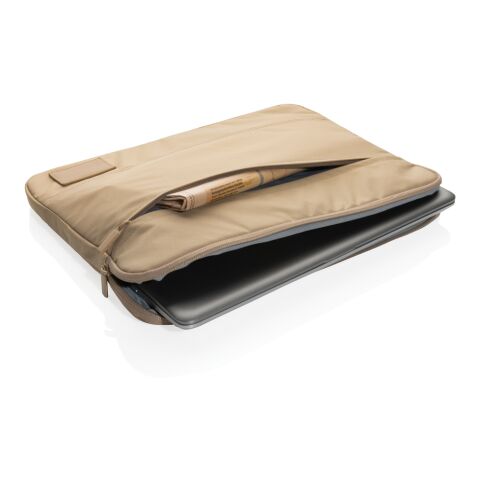 "Impact AWARE™ 14"" Laptop-Sleeve" braun | ohne Werbeanbringung | Nicht verfügbar | Nicht verfügbar
