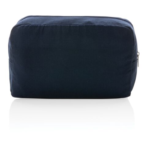 Impact Aware™ 285g/m² Kosmetiktasche aus ungefärbtem Canvas marineblau | ohne Werbeanbringung | Nicht verfügbar | Nicht verfügbar | Nicht verfügbar