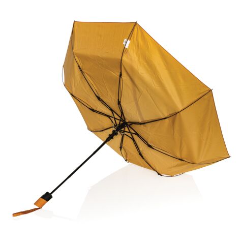 21&quot; Impact AWARE™ 190T Mini-Regenschirm mit Auto-Open Sonnenuhr Orange | ohne Werbeanbringung | Nicht verfügbar | Nicht verfügbar