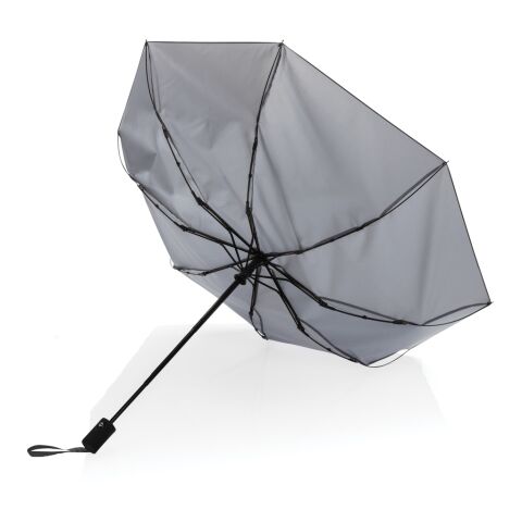 21" Impact AWARE™ RPET 190T Mini-Schirm automatic open/close grau | ohne Werbeanbringung | Nicht verfügbar | Nicht verfügbar