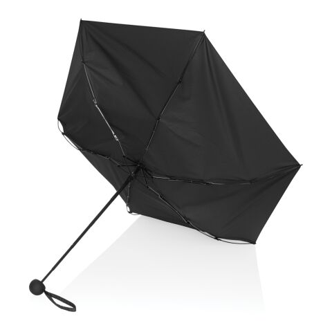 19,5“manueller Super-Mini-Schirm aus Aware™ rPET 190T Pongee schwarz | ohne Werbeanbringung | Nicht verfügbar | Nicht verfügbar