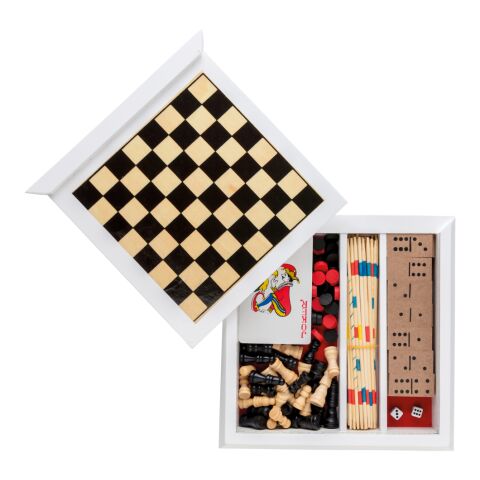 5-in-1 Spieleset weiß | ohne Werbeanbringung | Nicht verfügbar | Nicht verfügbar