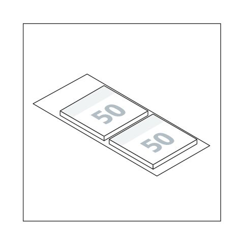 Haftnotiz-Karte Note-Card 2 Haftnotizblöcke 72 × 72 mm Trägerkarte 95 × 200 mm | Nicht verfügbar | ohne Werbeanbringung | ohne Werbeanbringung | weiß