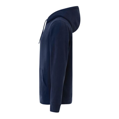 Iqoniq Trivor Mikrofleece-Kapuzen-Pulli aus recyc. Polyester navy blau | M