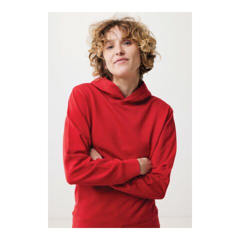 Iqoniq Yengo Hoodie mit Seitentaschen aus rec. Baumwolle rot | XL | ohne Werbeanbringung | Nicht verfügbar | Nicht verfügbar | Nicht verfügbar