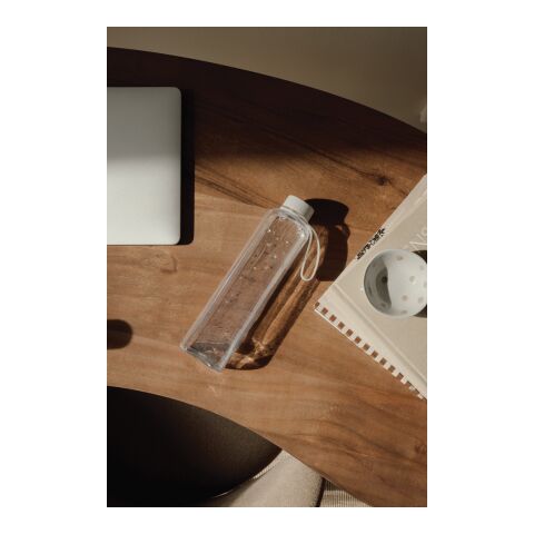 VINGA Arch 550ml Flasche aus RCS recyceltem PET weiss | ohne Werbeanbringung | Nicht verfügbar | Nicht verfügbar