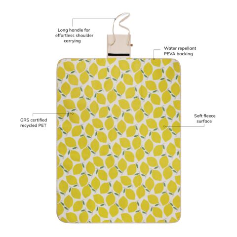 VINGA Arwe GRS Picknick-Decke gelb | ohne Werbeanbringung | Nicht verfügbar | Nicht verfügbar | Nicht verfügbar