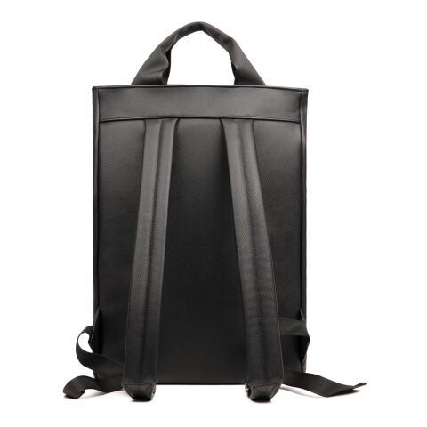 VINGA Bermond Rucksack aus RCS recyceltem PU schwarz | ohne Werbeanbringung | Nicht verfügbar | Nicht verfügbar