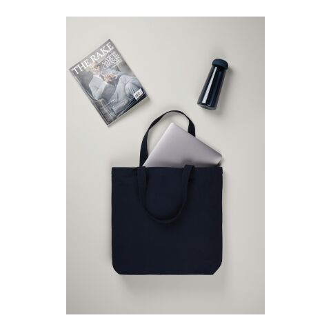 VINGA Hilo AWARE™ Tragetasche aus recyceltem Canvas navy blau | ohne Werbeanbringung | Nicht verfügbar | Nicht verfügbar | Nicht verfügbar
