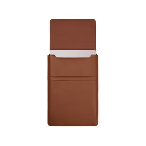 VINGA Timo 14" Laptop-Sleeve aus RCS recyceltem rPET braun