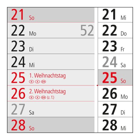 3-Monatskalender Einblatt Spectrum 3 EXPRESS Streifenkalender 3 Monate Hellgrau | 300 × 600 mm | ohne Werbeanbringung