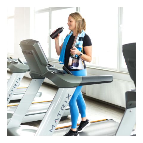 ActiveTowel® Sports Microfaser Sporthandtuch mit individuellem Schuber, All-Inclusive-Paket ohne Werbeanbringung | 130 x 70 cm