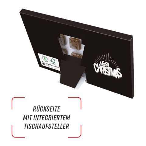 Classic Tisch Adventskalender ohne Werbeanbringung | 24 Vollmilch Schokotäfelchen