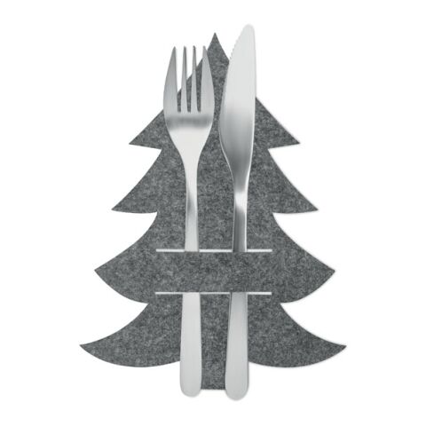 Besteckhalter-Set RPET-Filz grau | ohne Werbeanbringung | Nicht verfügbar | Nicht verfügbar | Nicht verfügbar