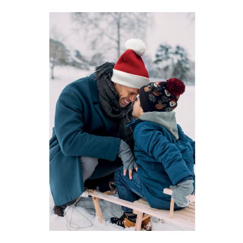 Weihnachtliche Strickmütze schwarz | ohne Werbeanbringung | Nicht verfügbar | Nicht verfügbar | Nicht verfügbar