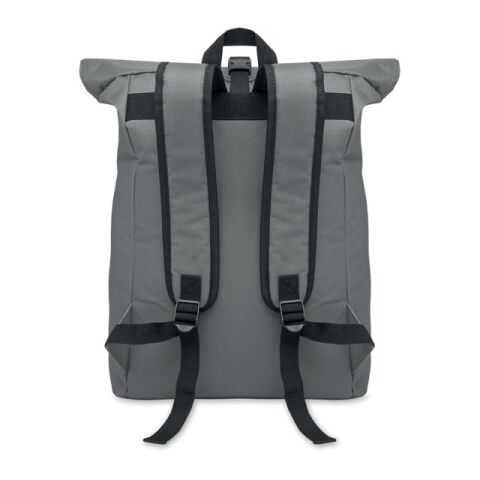 Rolltop-Rucksack 600D dunkelgrau | ohne Werbeanbringung | Nicht verfügbar | Nicht verfügbar | Nicht verfügbar