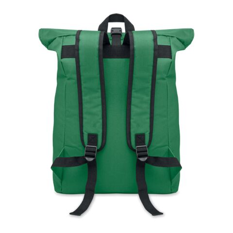 Rolltop-Rucksack 600D dunkelgrün | ohne Werbeanbringung | Nicht verfügbar | Nicht verfügbar | Nicht verfügbar
