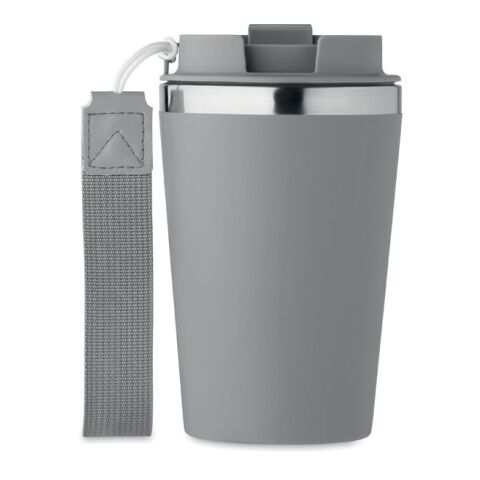 Doppelwandiger Trinkbecher 350 ml dunkelgrau | ohne Werbeanbringung | Nicht verfügbar | Nicht verfügbar | Nicht verfügbar