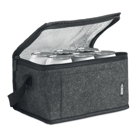 RPET-Filz-Kühltasche dunkelgrau | ohne Werbeanbringung | Nicht verfügbar | Nicht verfügbar | Nicht verfügbar