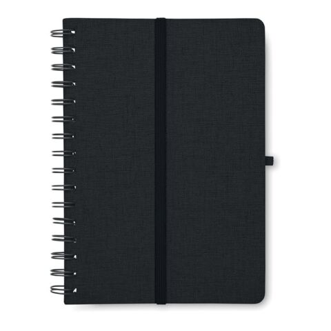 DIN A5-Notizbuch RPET schwarz | ohne Werbeanbringung | Nicht verfügbar | Nicht verfügbar | Nicht verfügbar