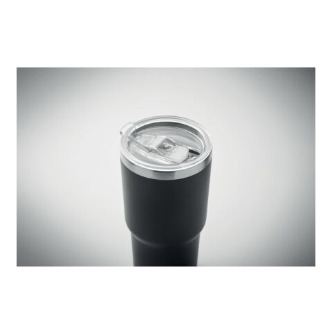 Doppelwandiger Becher 550ml schwarz | ohne Werbeanbringung | Nicht verfügbar | Nicht verfügbar | Nicht verfügbar