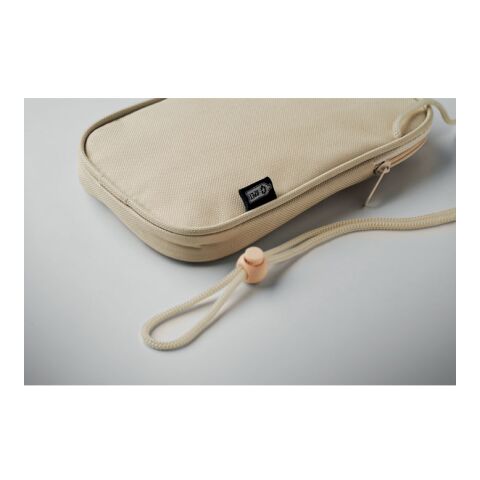 Crossbody-Reisetasche RPET beige
