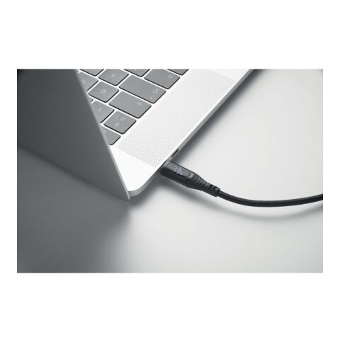 100W Ladekabel Typ-C schwarz | ohne Werbeanbringung | Nicht verfügbar | Nicht verfügbar