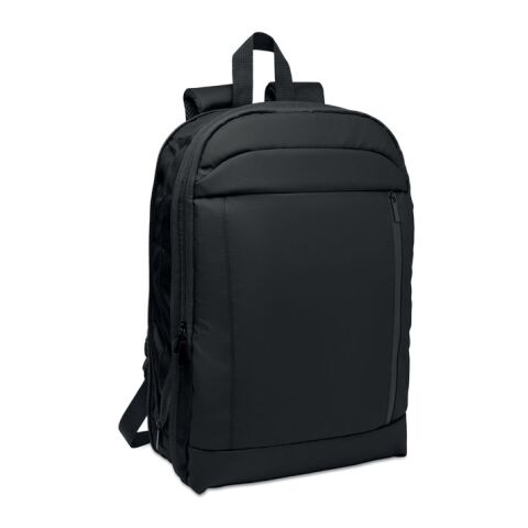 16" Rucksack 600D RPET schwarz | ohne Werbeanbringung | Nicht verfügbar | Nicht verfügbar | Nicht verfügbar
