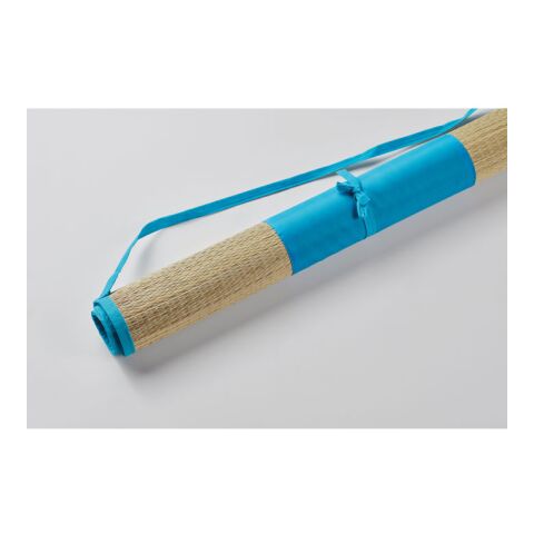 Strandmatte aus Stroh türkis | ohne Werbeanbringung | Nicht verfügbar | Nicht verfügbar | Nicht verfügbar