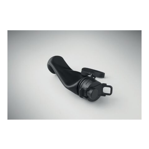 Faltbare Sportflasche Silikon schwarz | ohne Werbeanbringung | Nicht verfügbar | Nicht verfügbar | Nicht verfügbar