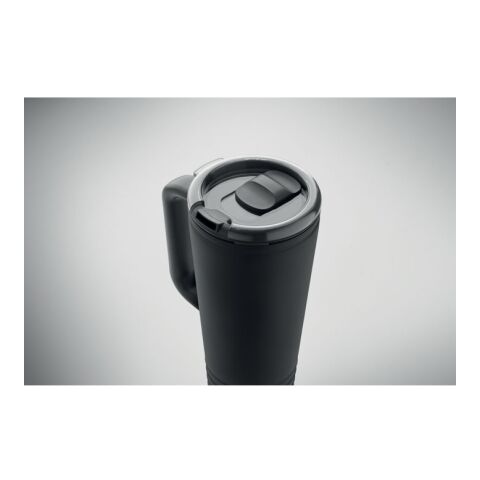 Doppelwandiger Becher 700ml schwarz | ohne Werbeanbringung | Nicht verfügbar | Nicht verfügbar | Nicht verfügbar