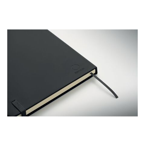 DIN A5 Notizbuch recy. PU schwarz