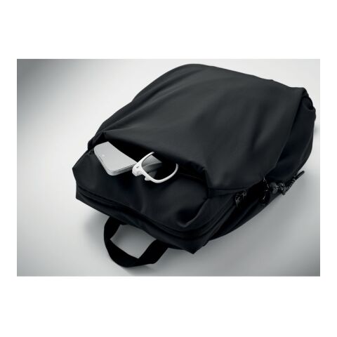 16" Laptop-Rucksack Nylon schwarz