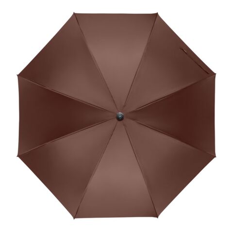 27" Regenschirm Holzgriff braun