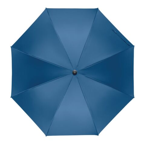 27" Regenschirm Holzgriff königsblau