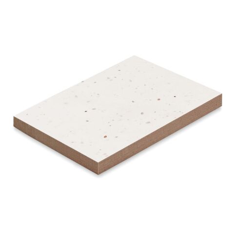 Notizblock mit Blumensamen weiß | ohne Werbeanbringung | Nicht verfügbar | Nicht verfügbar