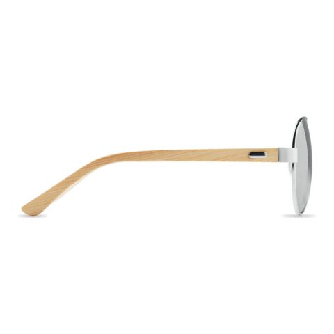Sonnenbrille Bambus mattsilber | ohne Werbeanbringung | Nicht verfügbar | Nicht verfügbar | Nicht verfügbar