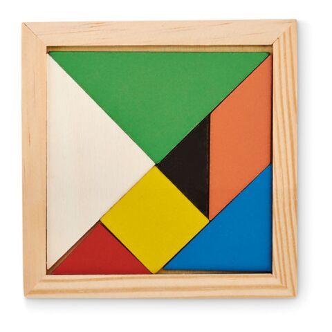 Tangram-Puzzle Holz holzfarben | ohne Werbeanbringung | Nicht verfügbar | Nicht verfügbar