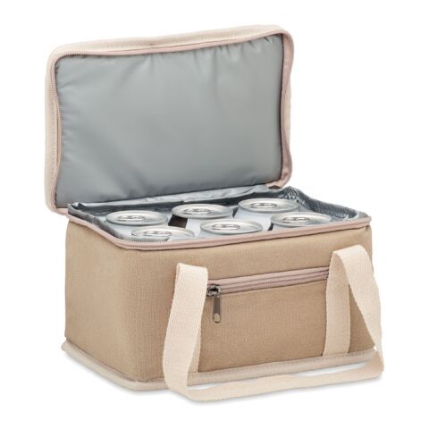 Kühltasche Canvas für Dosen beige | ohne Werbeanbringung | Nicht verfügbar | Nicht verfügbar | Nicht verfügbar
