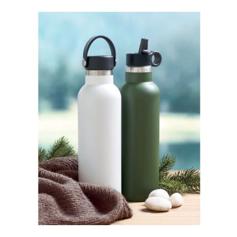 Doppelwandige Flasche 700 ml weiss