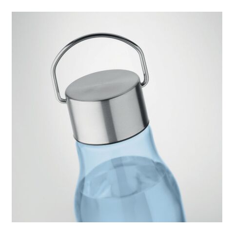 Trinkflasche RPET 600 ml transparent hellblau | ohne Werbeanbringung | Nicht verfügbar | Nicht verfügbar