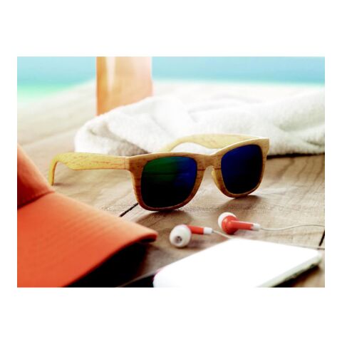 Sonnenbrille Holz holzfarben | ohne Werbeanbringung | Nicht verfügbar | Nicht verfügbar