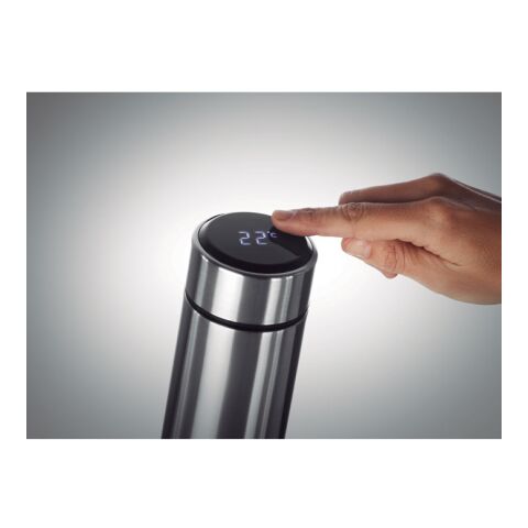 Isolierkanne 450ml mit C°-Anzeige mattsilber | ohne Werbeanbringung | Nicht verfügbar | Nicht verfügbar | Nicht verfügbar