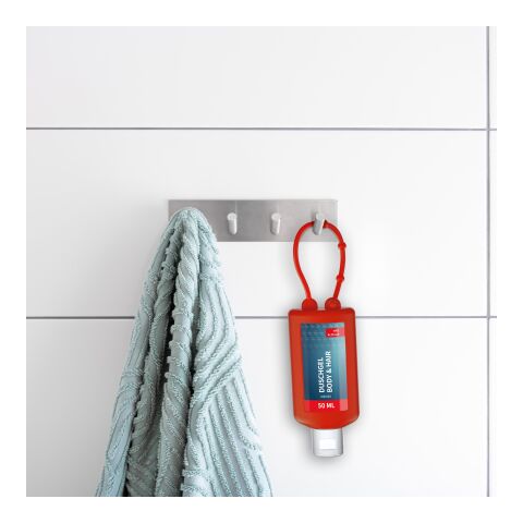 Duschgel "Rosmarin-Ingwer" Rot | ohne Werbeanbringung