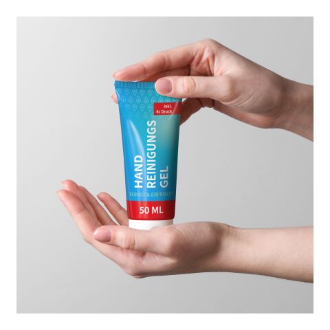 50 ml Tube - Handreinigungsgel (alk.) Weiß | ohne Werbeanbringung