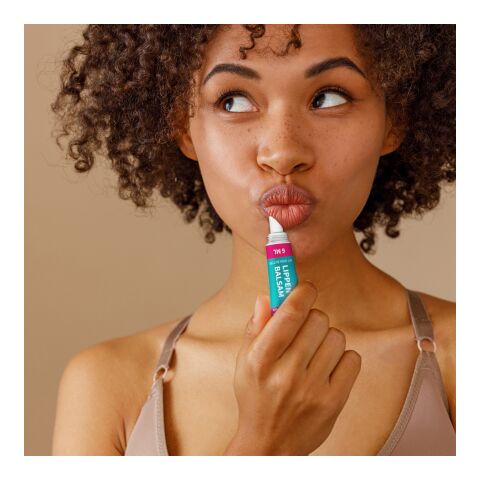 6 ml Tube, weiß - Lippenbalsam ohne Werbeanbringung