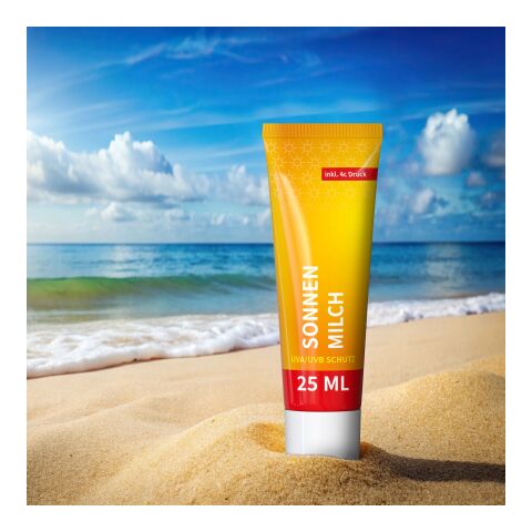 25 ml Tube - Sonnenmilch LSF 30 (sensitiv) Weiß | ohne Werbeanbringung